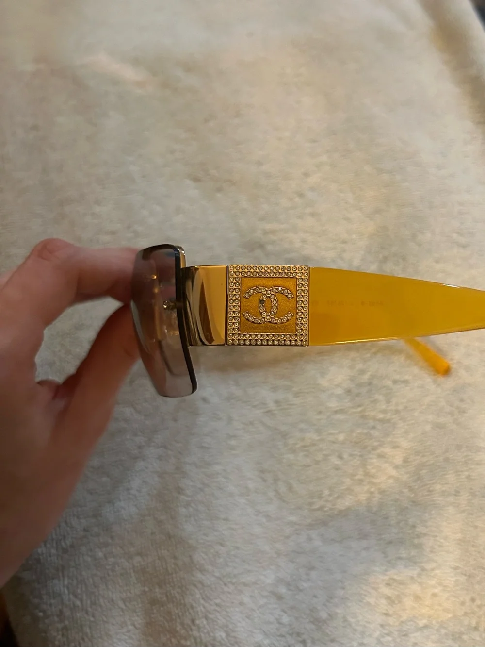 CHANEL Rhinestone Sunglasses
